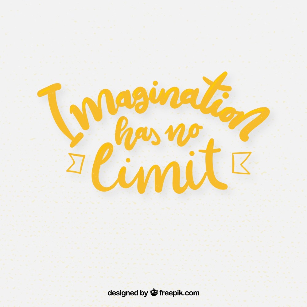 Graphic design quote in hand drawn style