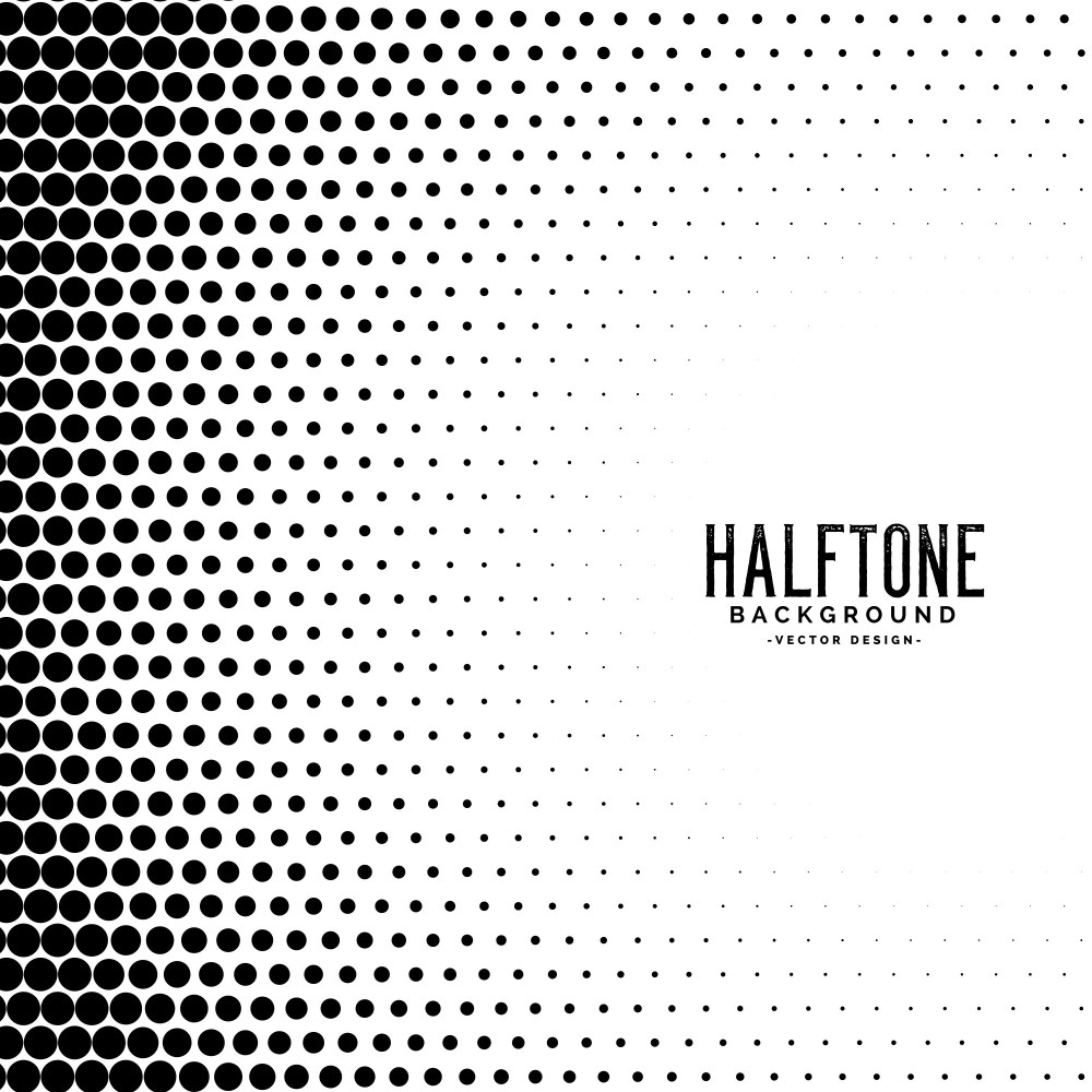 halftone gradient dots pattern background