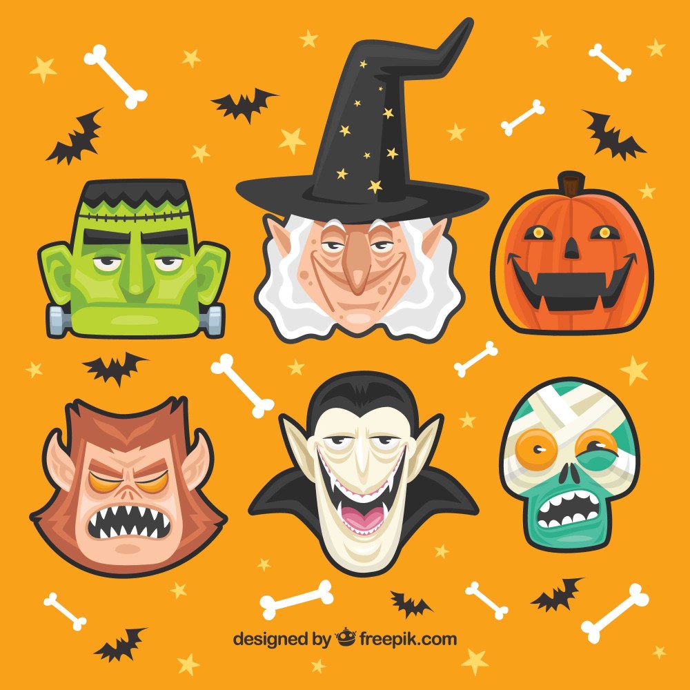 Halloween character collection