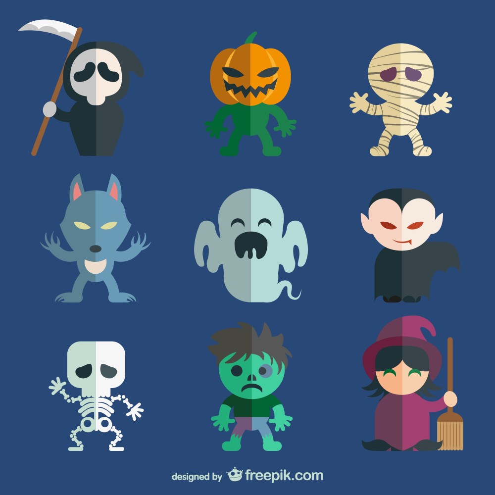 Halloween character pack