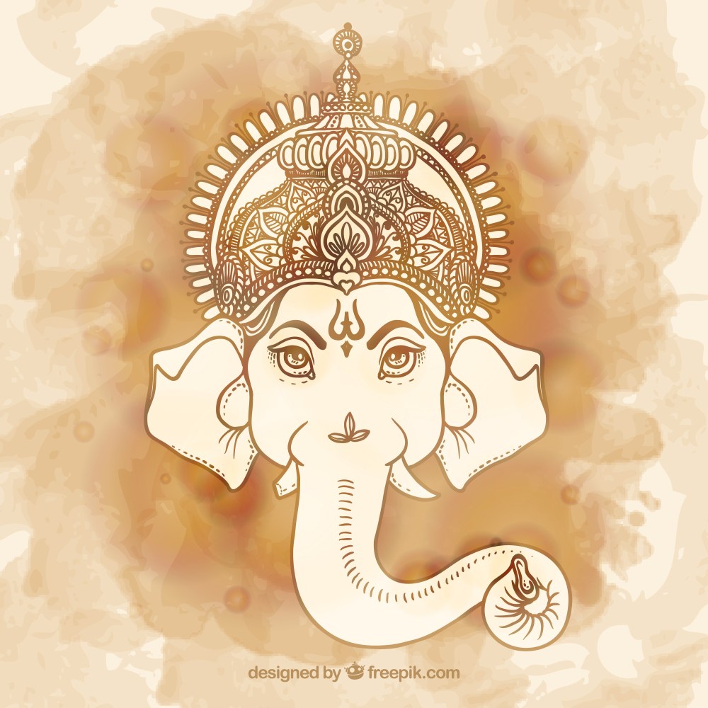 Hand painted Ganesha