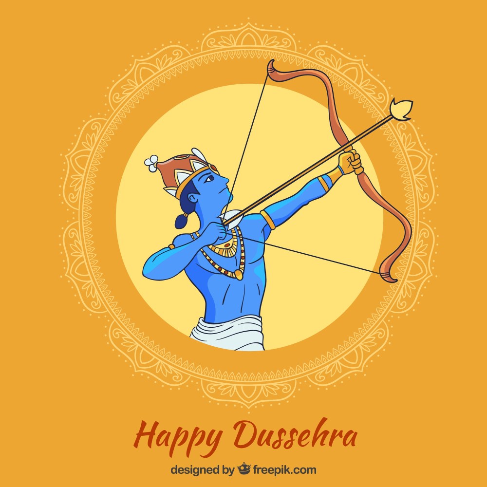 Happy dussehra background