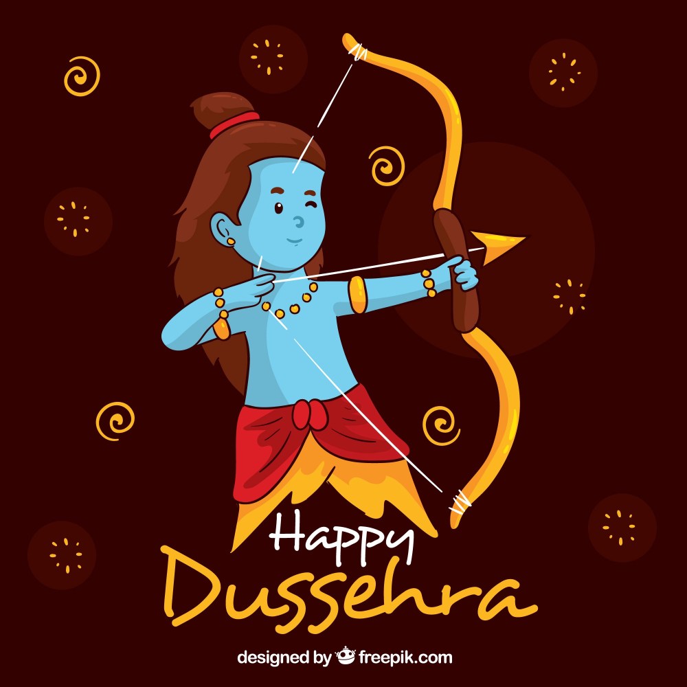 Happy dussehra background 