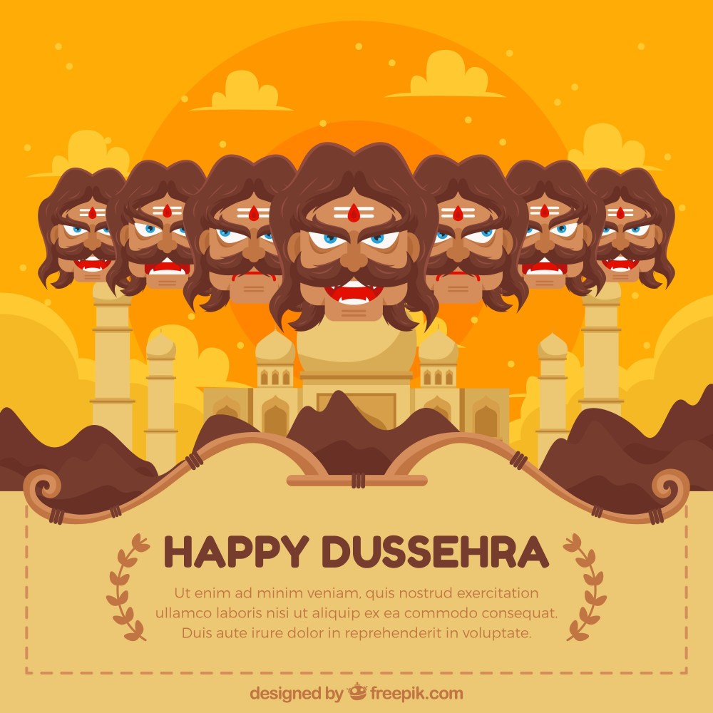 Happy dussehra background 
