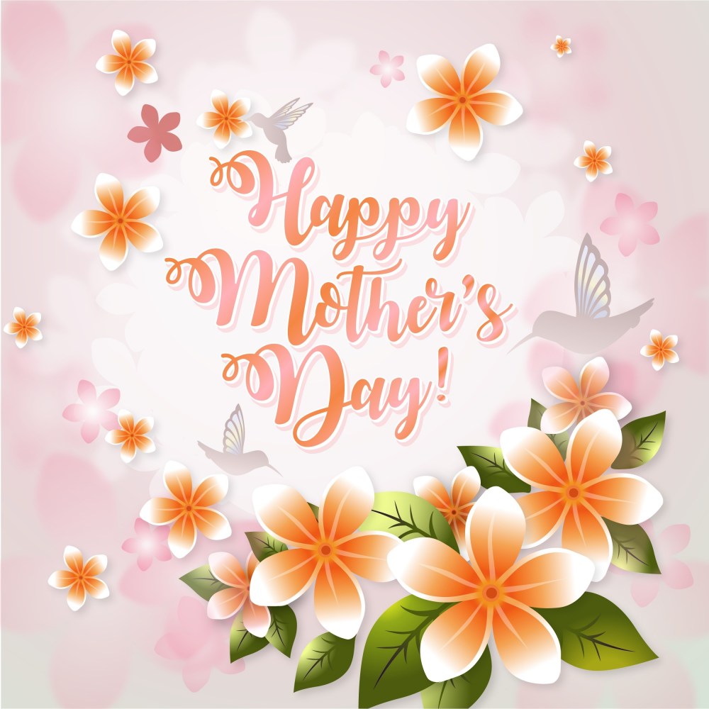 Happy mother's day background desgin