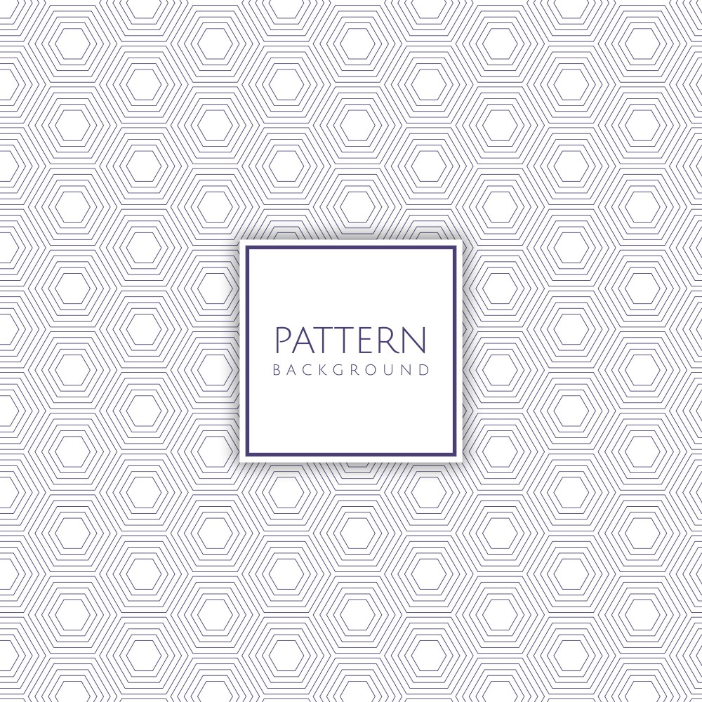 Hexagonal pattern background
