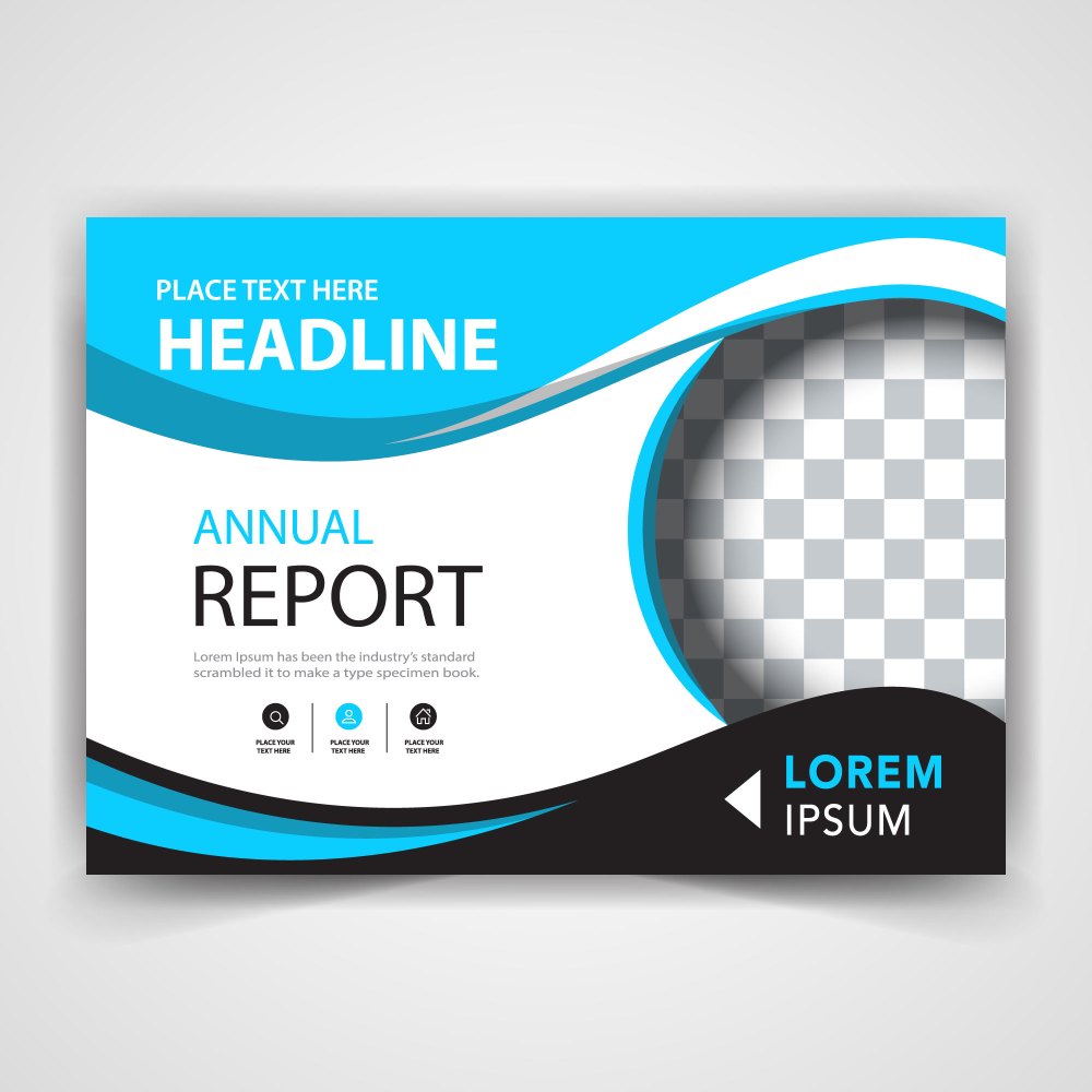 horizontal flyer presentation
