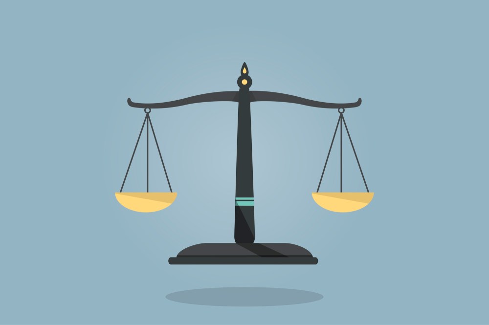 Illustration of a weighing scale