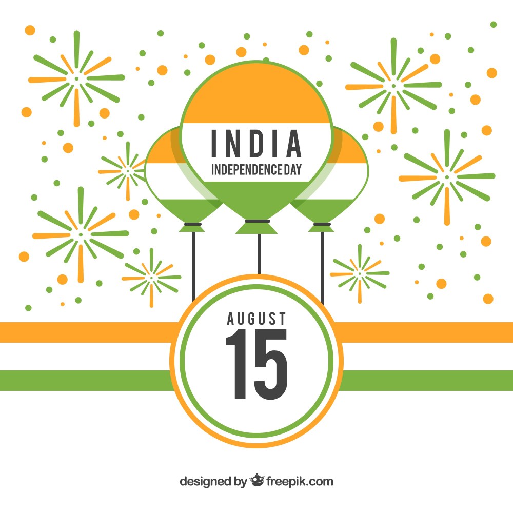 Indian independence day background