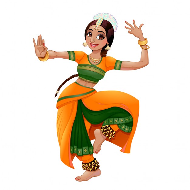 Indian woman dancing