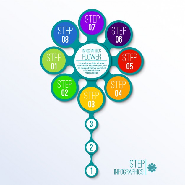 Infographic Step Chart