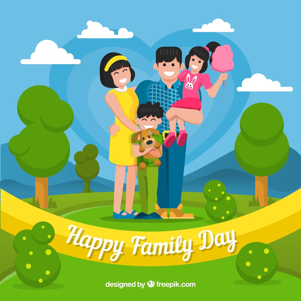 International family day background