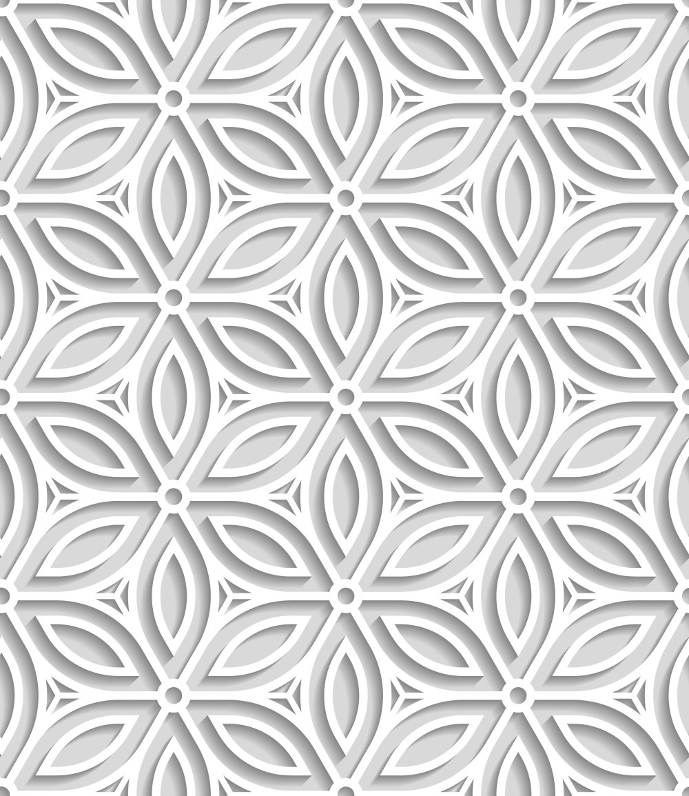Japanese seamless pattern cut out from paper
