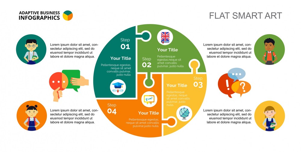 Jigsaw Puzzle Education Slide Template