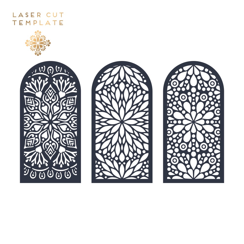 Laser cut islamic pattern