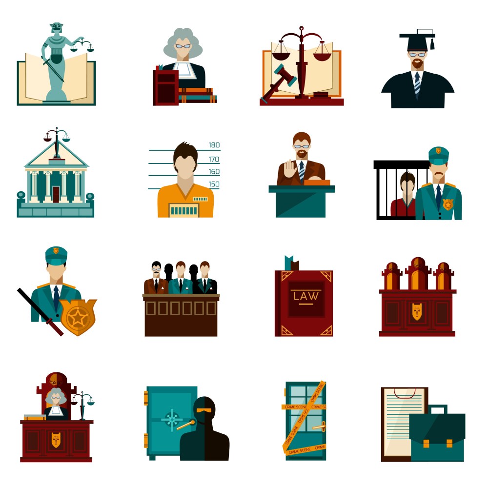 Law Icons Set