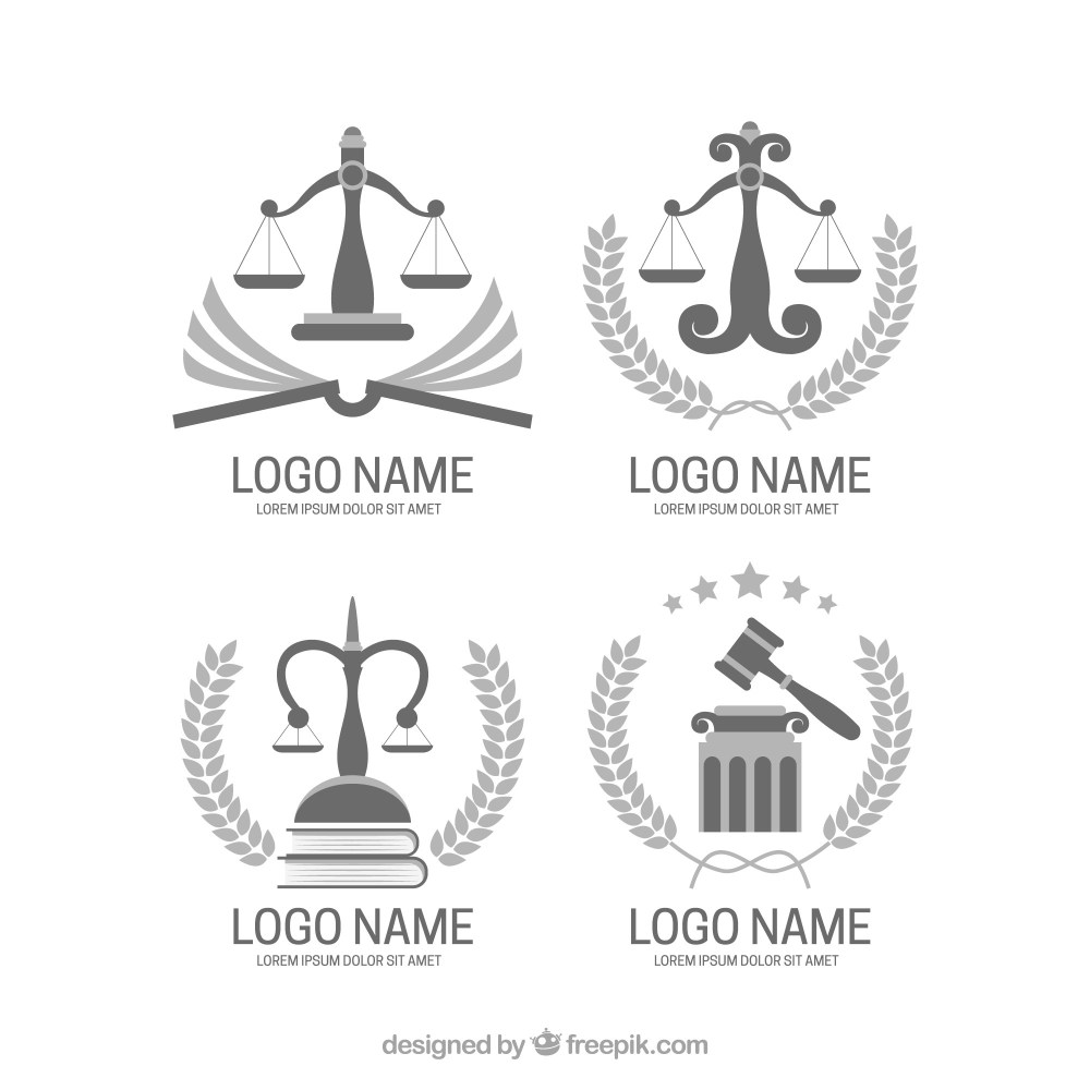 Law logotype  set