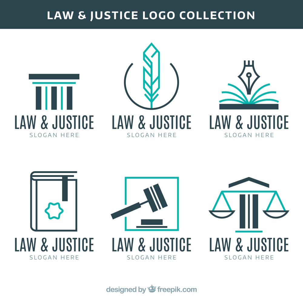 Law logotype  set