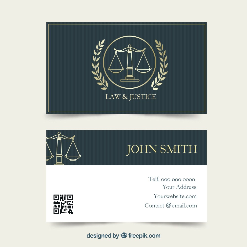 Lawyer card template