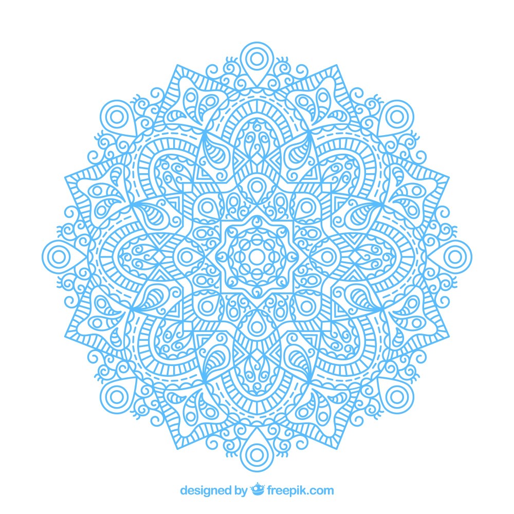 Lineal mandala design