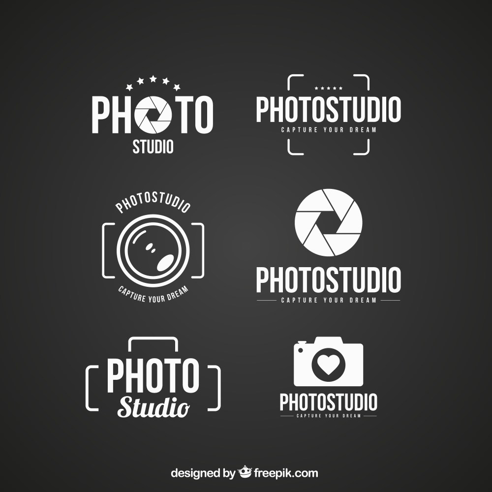 Logos of photo studio