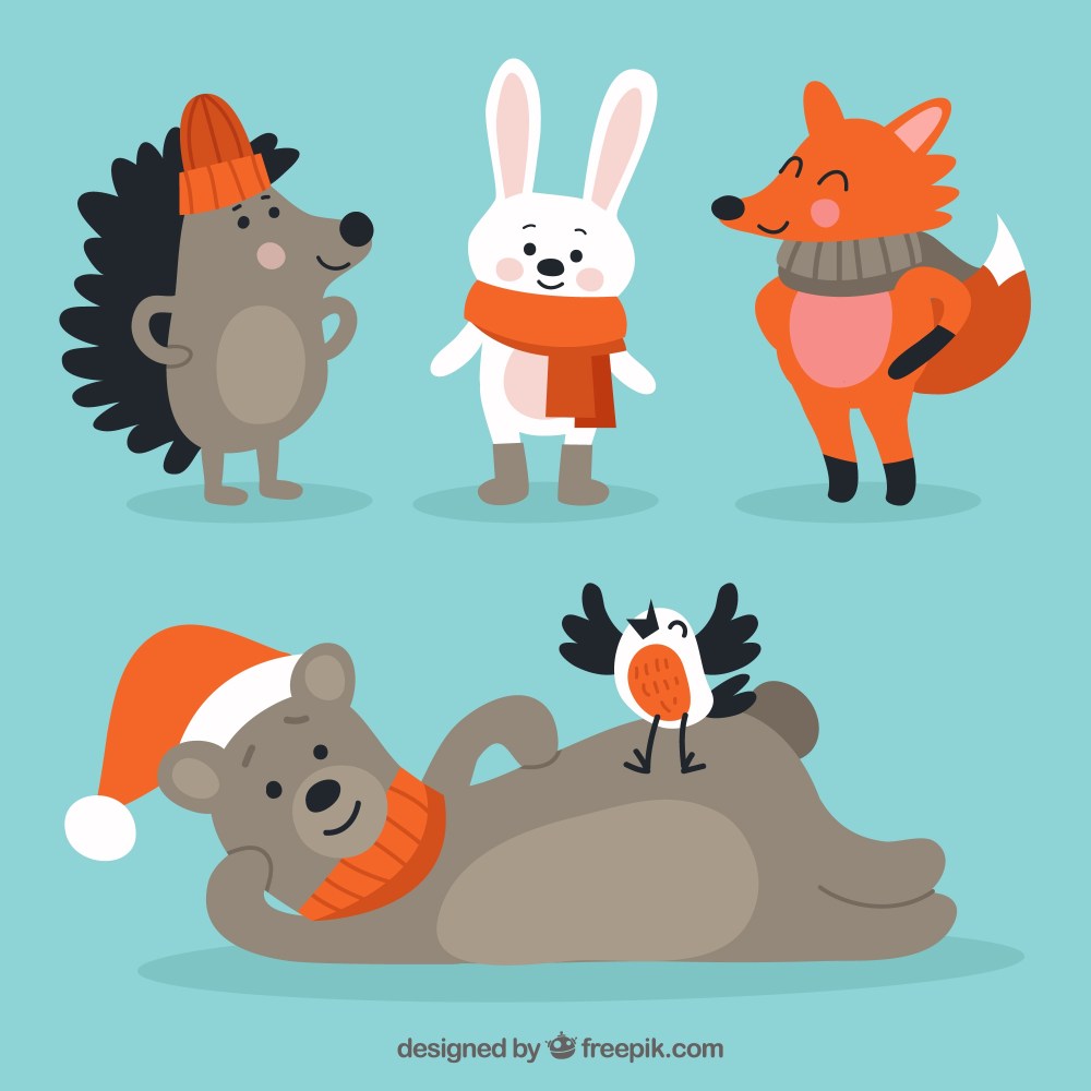 Lovely vintage wild animals