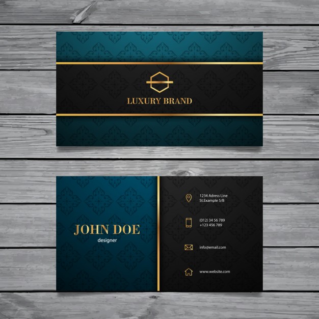 Luxury business card template 