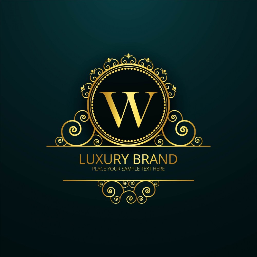 Luxury letter w logo