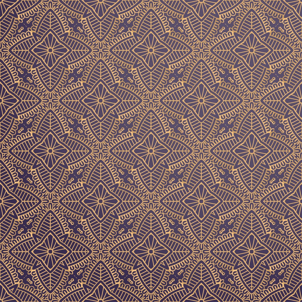 Luxury ornamental background in gold color