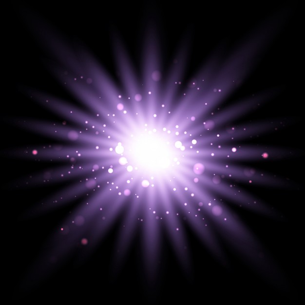 Magic purple light