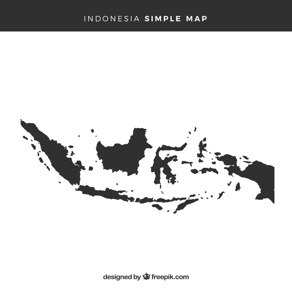 Map of indonesia
