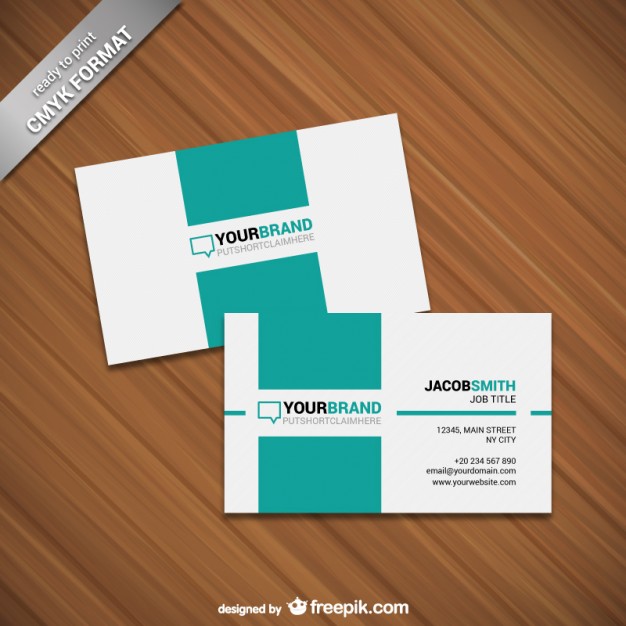 Minimalist card template