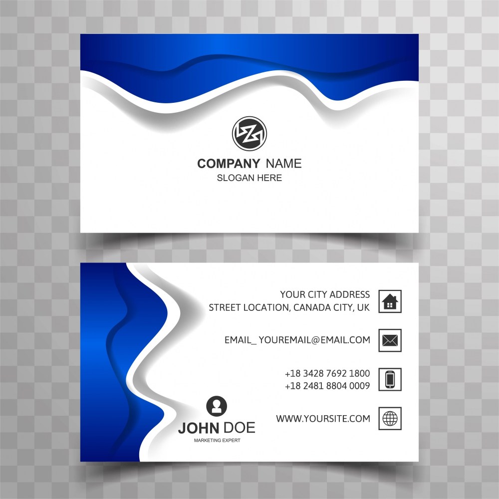 Modern business card background
