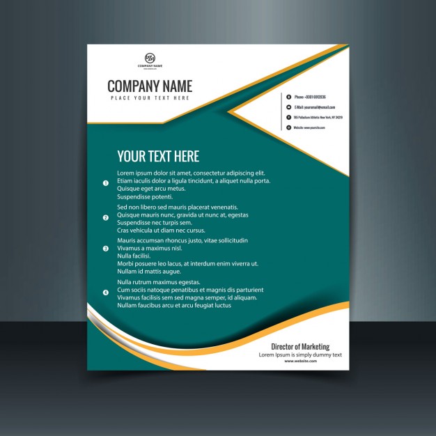 Modern letterhead template