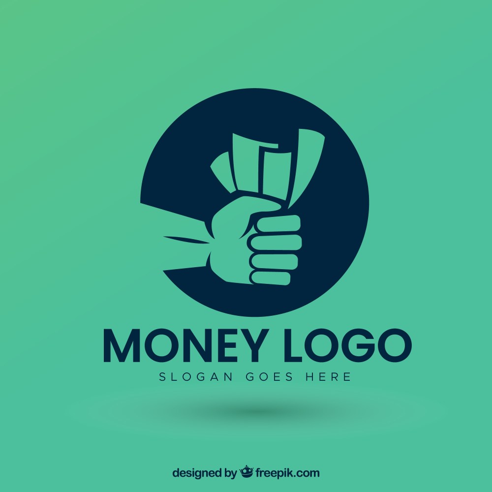 Modern money logo design