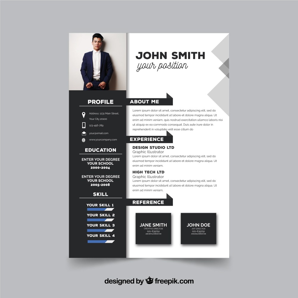 Modern resume template