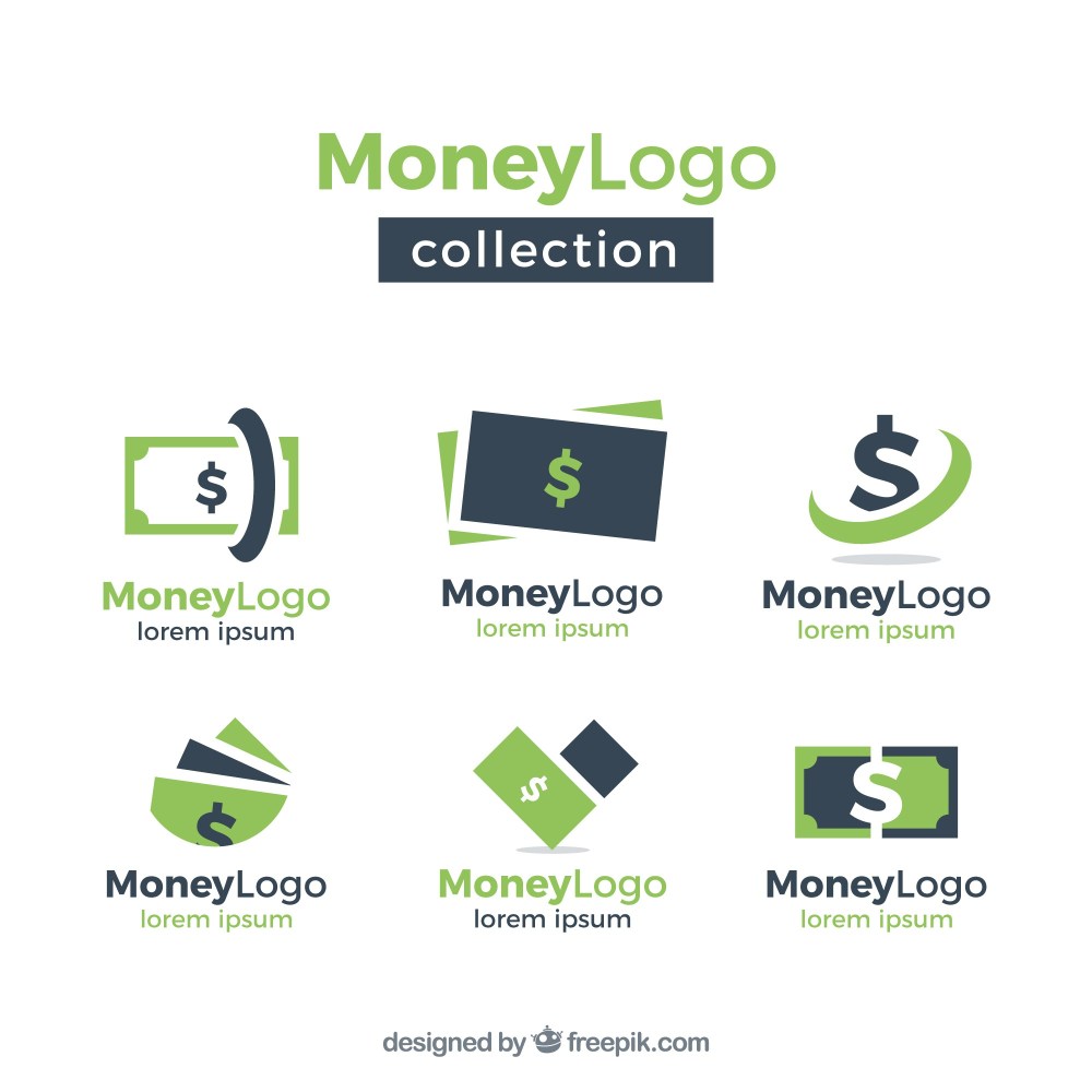 Money logo template collection