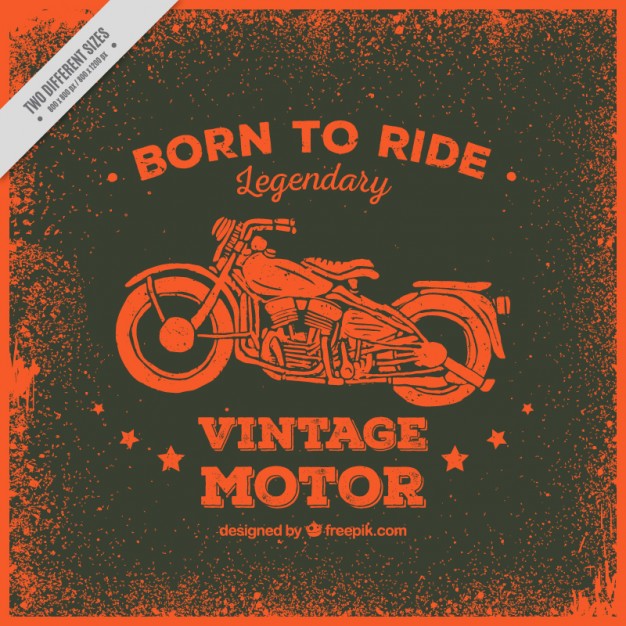Motorbike background in red tones