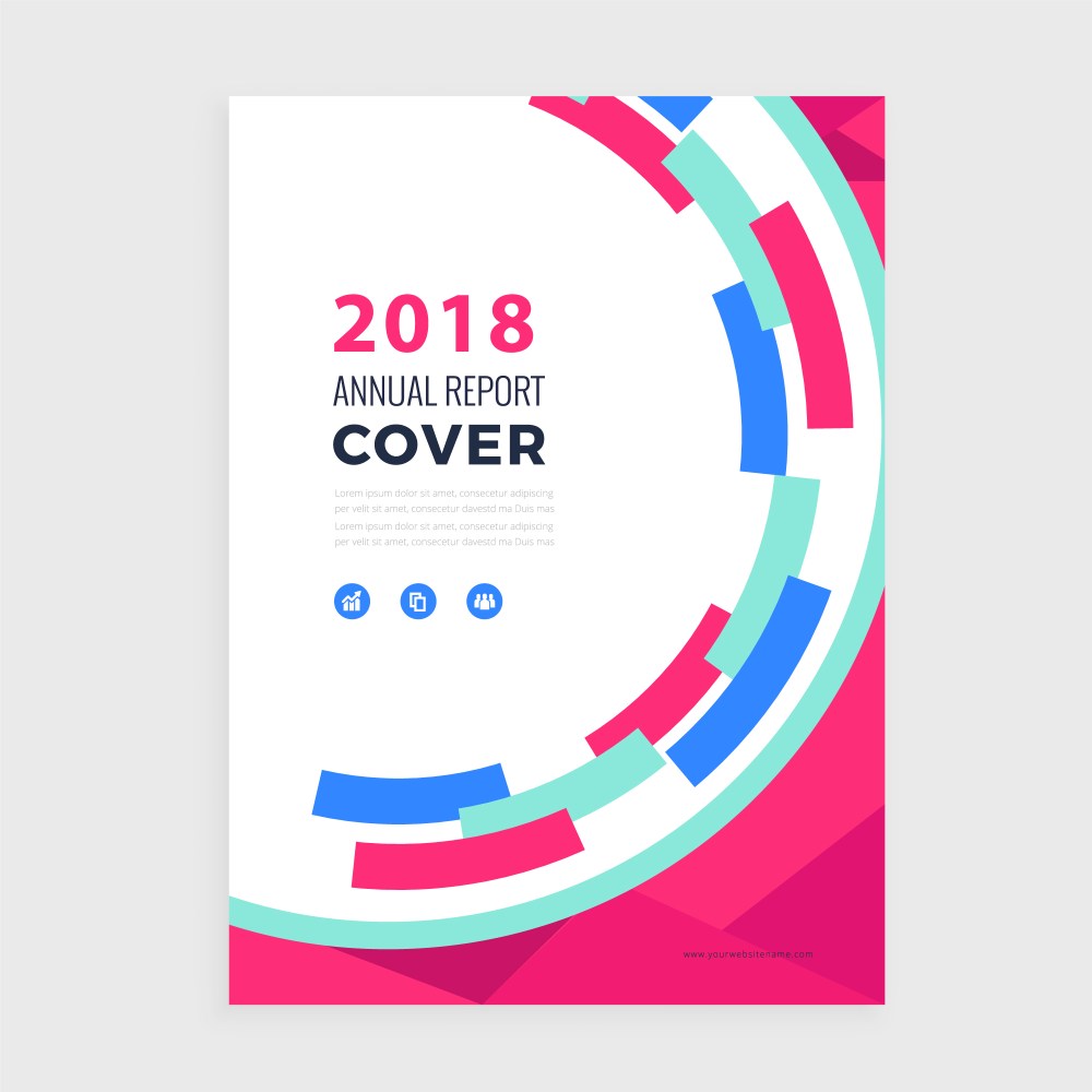 Multicolor cover template
