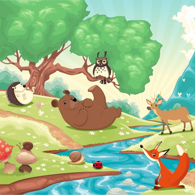 Natural background design
