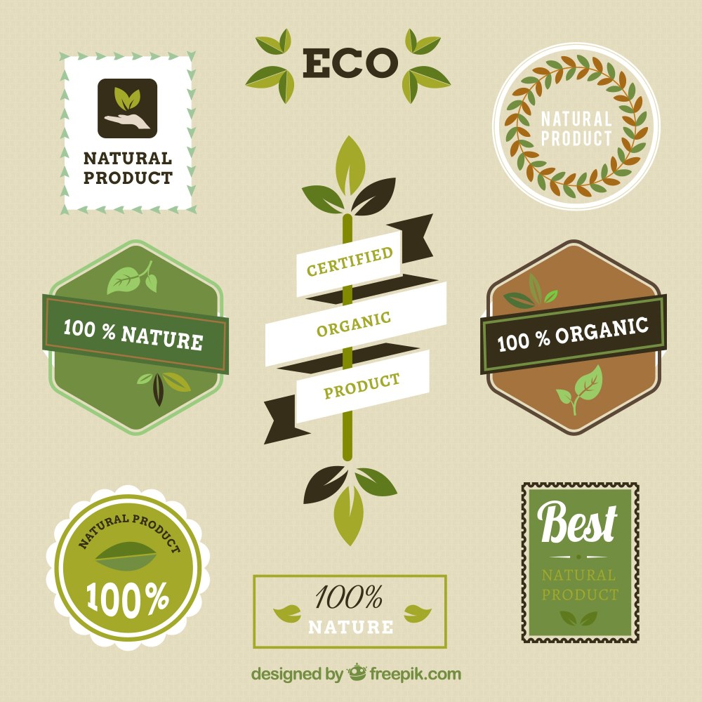 Natural product labels