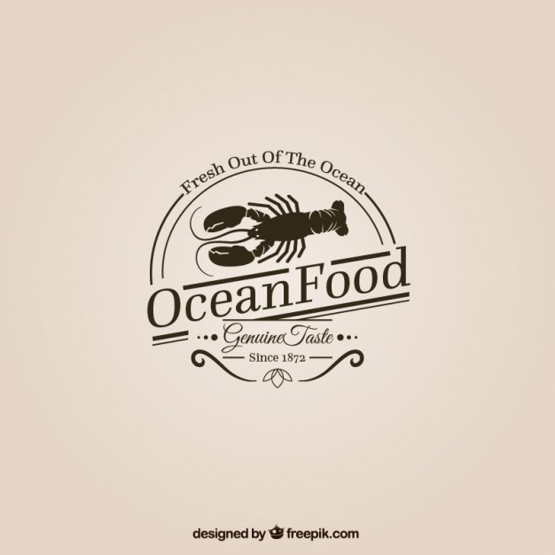 Ocean food logo