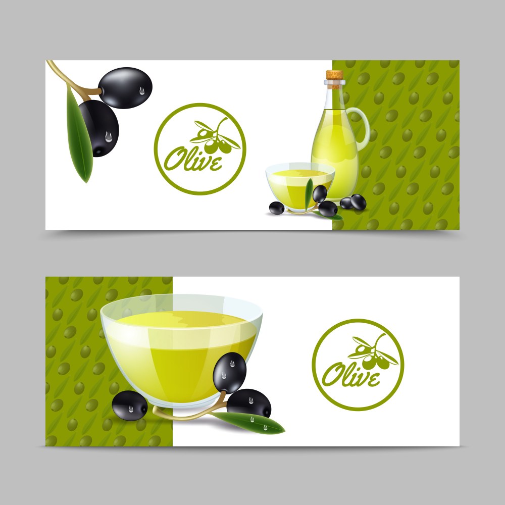 Olive Oil Banner Set