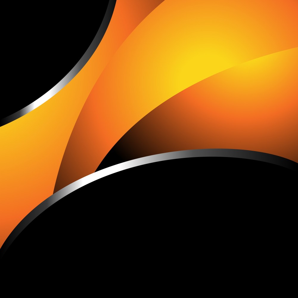 Orange and black background design