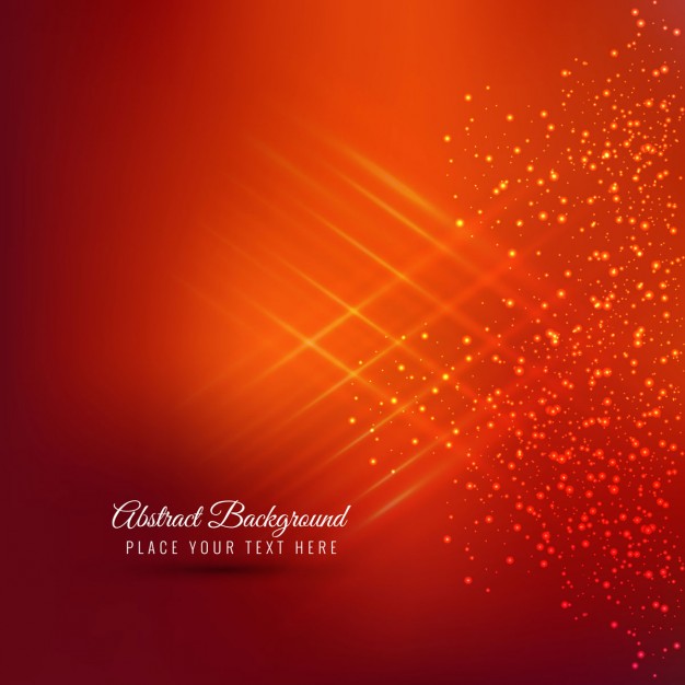 Orange background with glitter