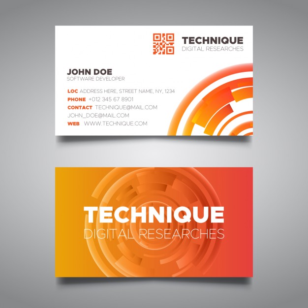 Orange technology corporate card