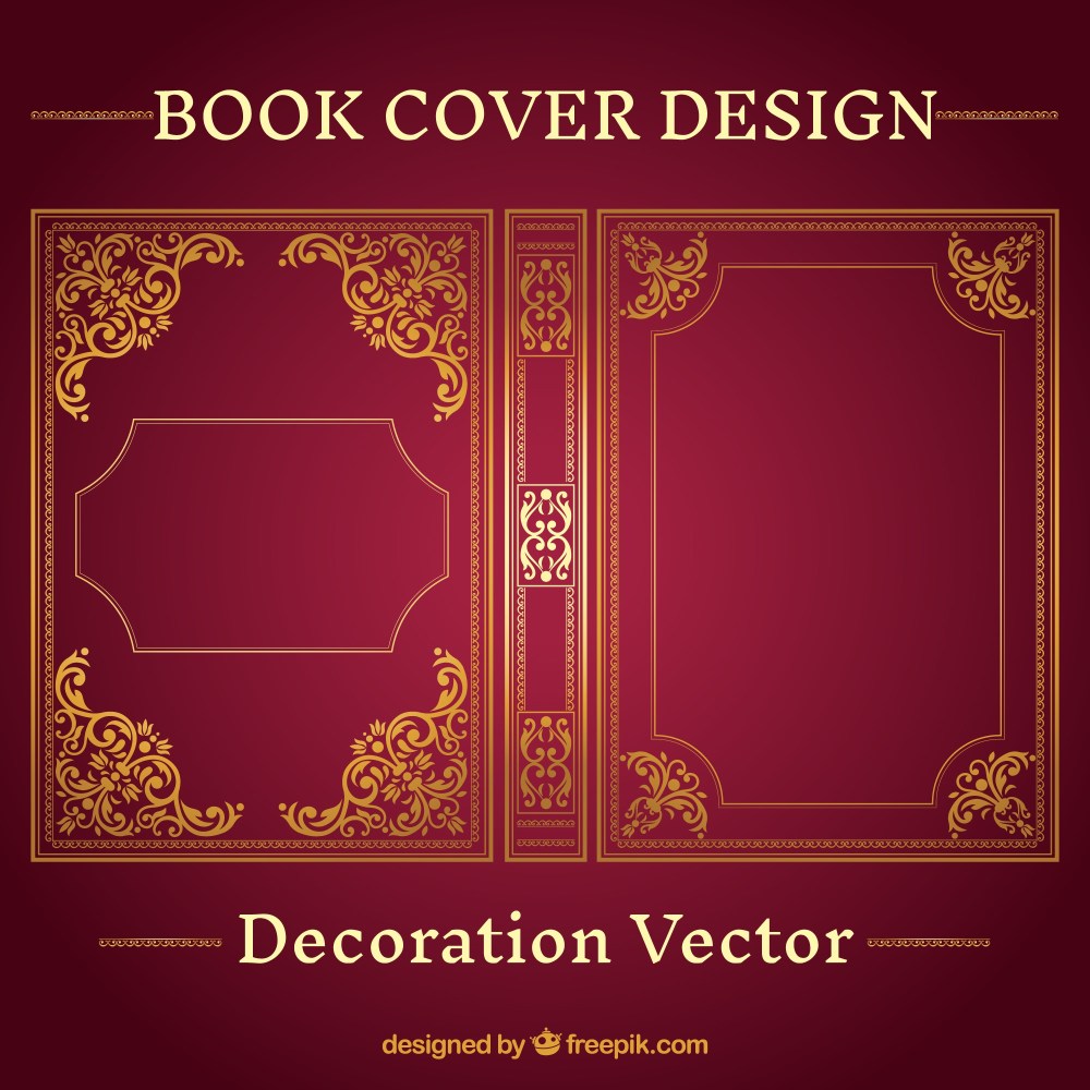 Ornamental book cover design