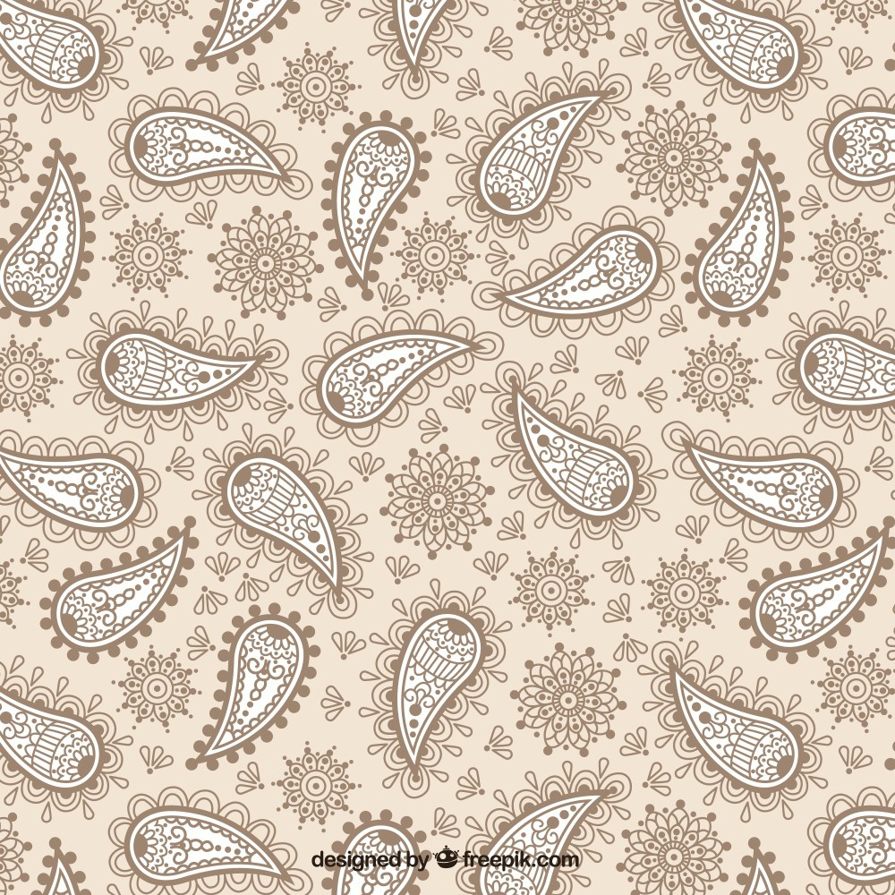 Ornamental paisley pattern