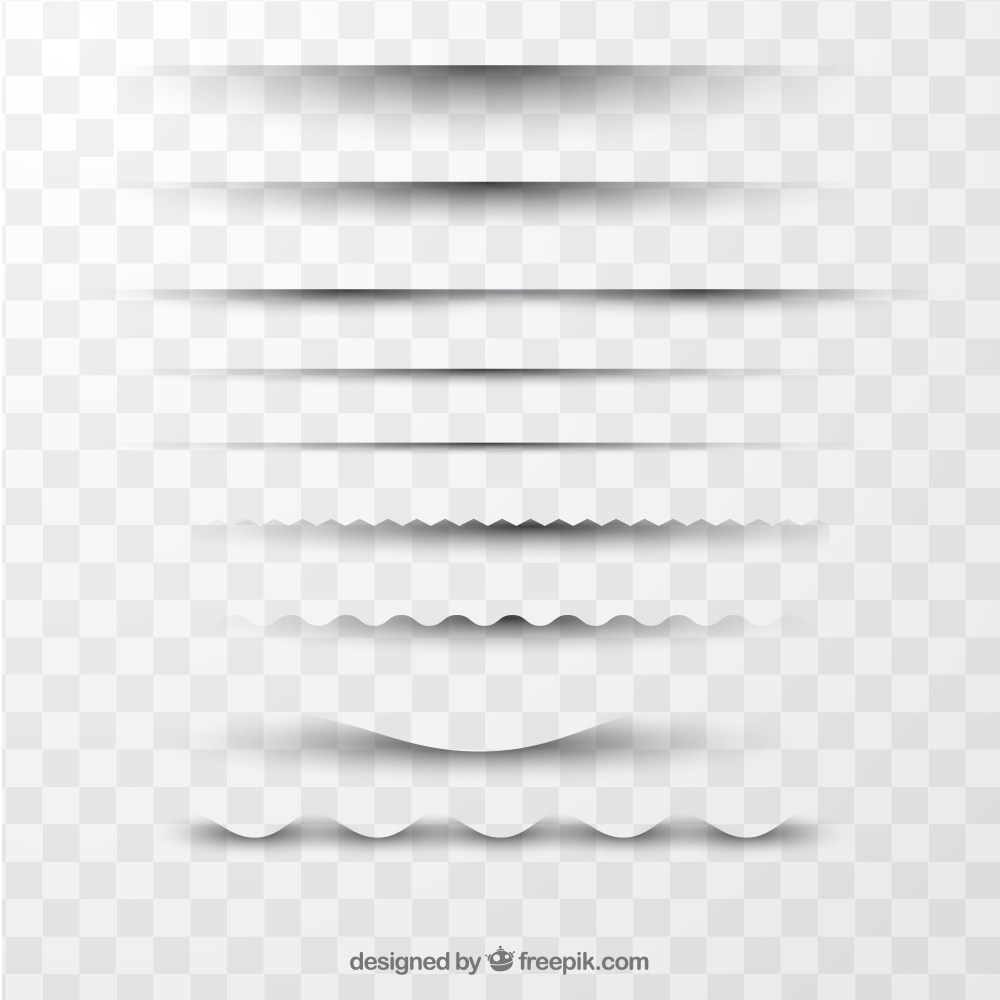 Page dividers collection without background