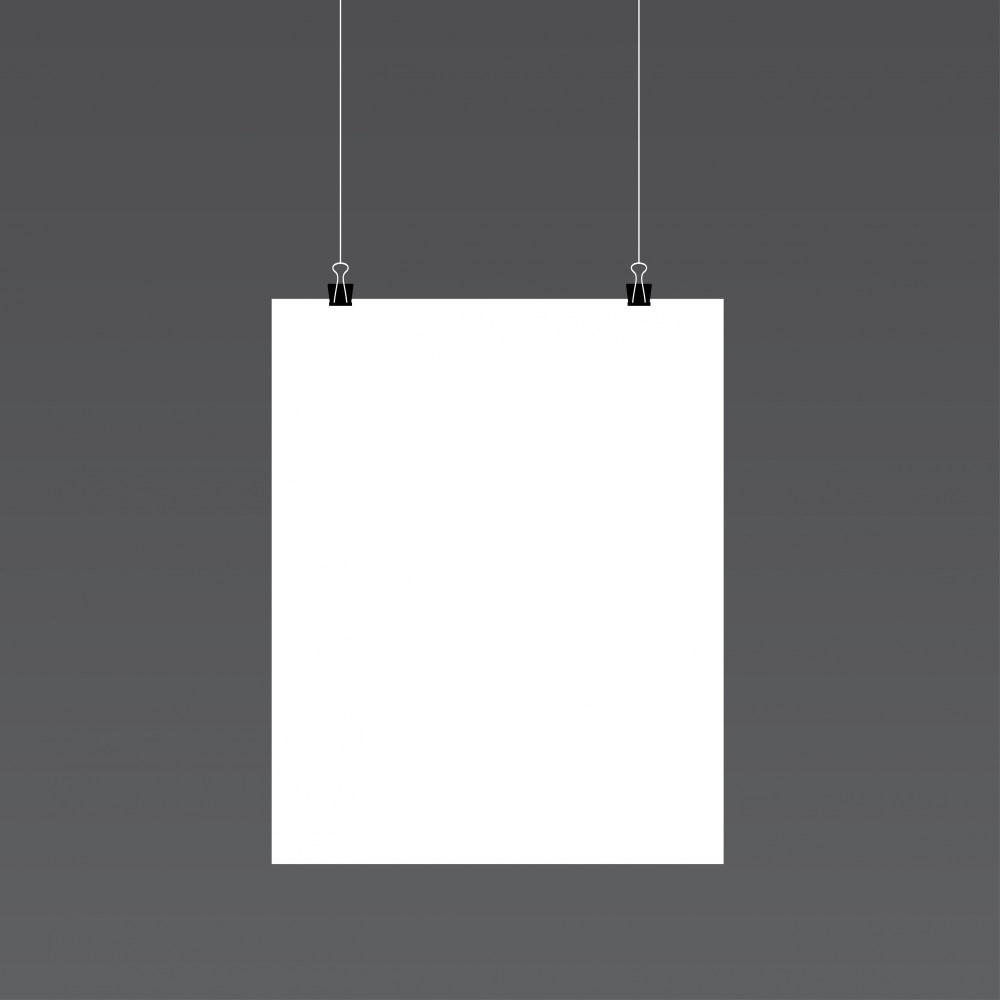Paper portrait mockup